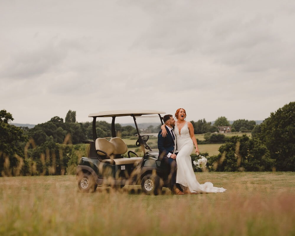 Photo of a bride and groom at East Horton.